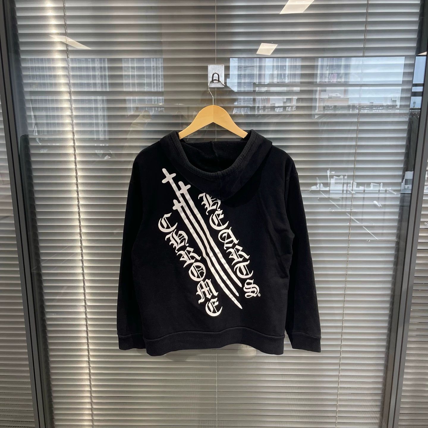 Chrome Hearts Chrome Hearts Black Triple Dagger Sanskrit Zip Jacket M Size US M / EU 48-50 / 2 - 2 Thumbnail