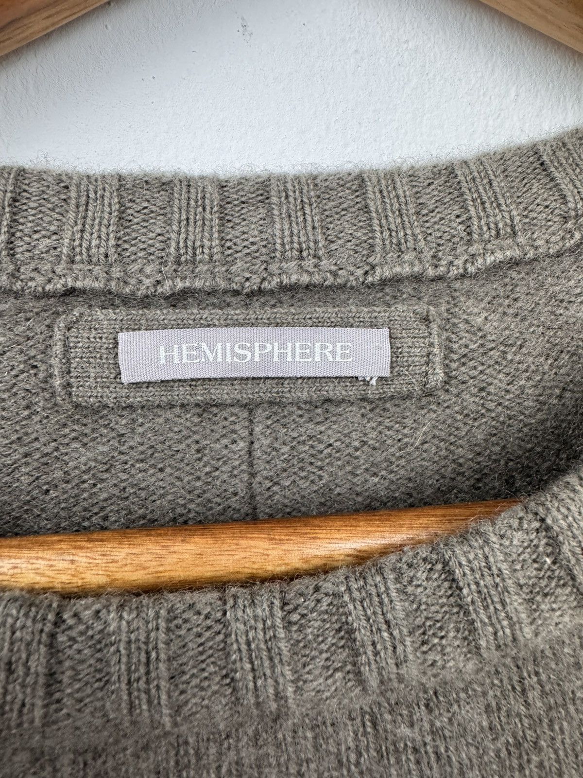 Other Hemisphere Women Wool Sweater Brown Crew Neck Size M (40) Size M / US 6-8 / IT 42-44 - 7 Thumbnail