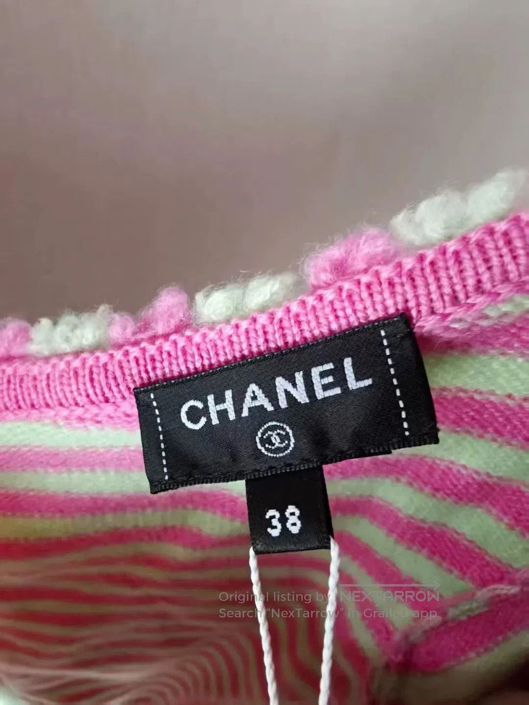 Chanel Chanel Striped Cardigan Sweater. Size US M / EU 48-50 / 2 - 4 Thumbnail