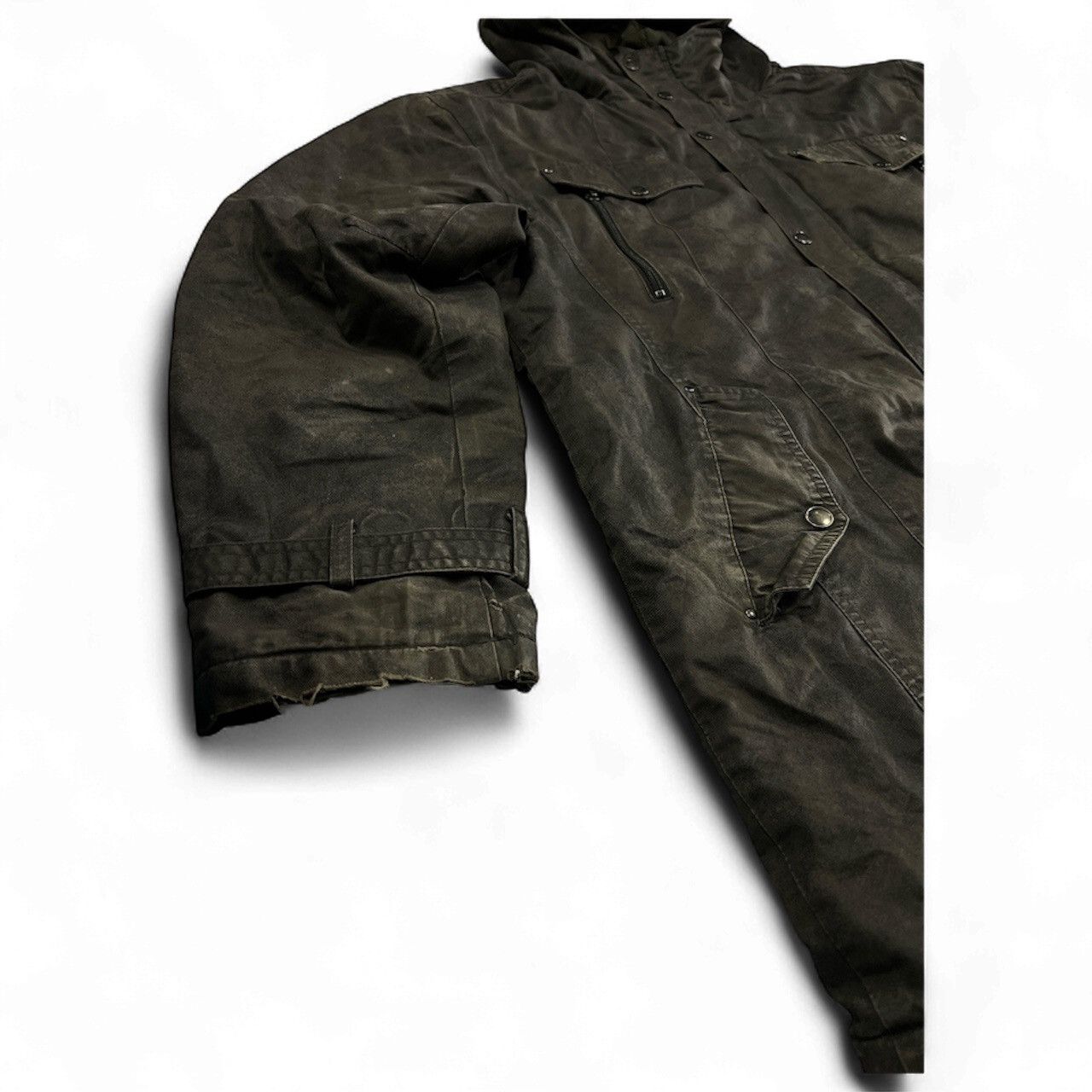 Japanese Brand Splendid satisfaction Wax Jacket Gorpcore Size US XXL / EU 58 / 5 - 6 Thumbnail