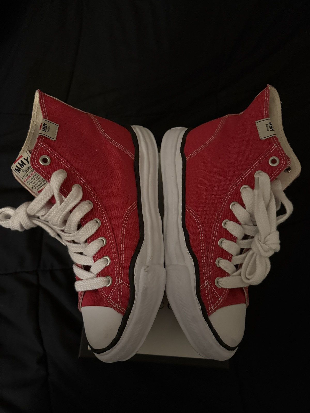 Maison MIHARA YASUHIRO Maison Mihara Yasuhiro red Peterson High 43 Size US 10 / EU 43 - 2 Thumbnail