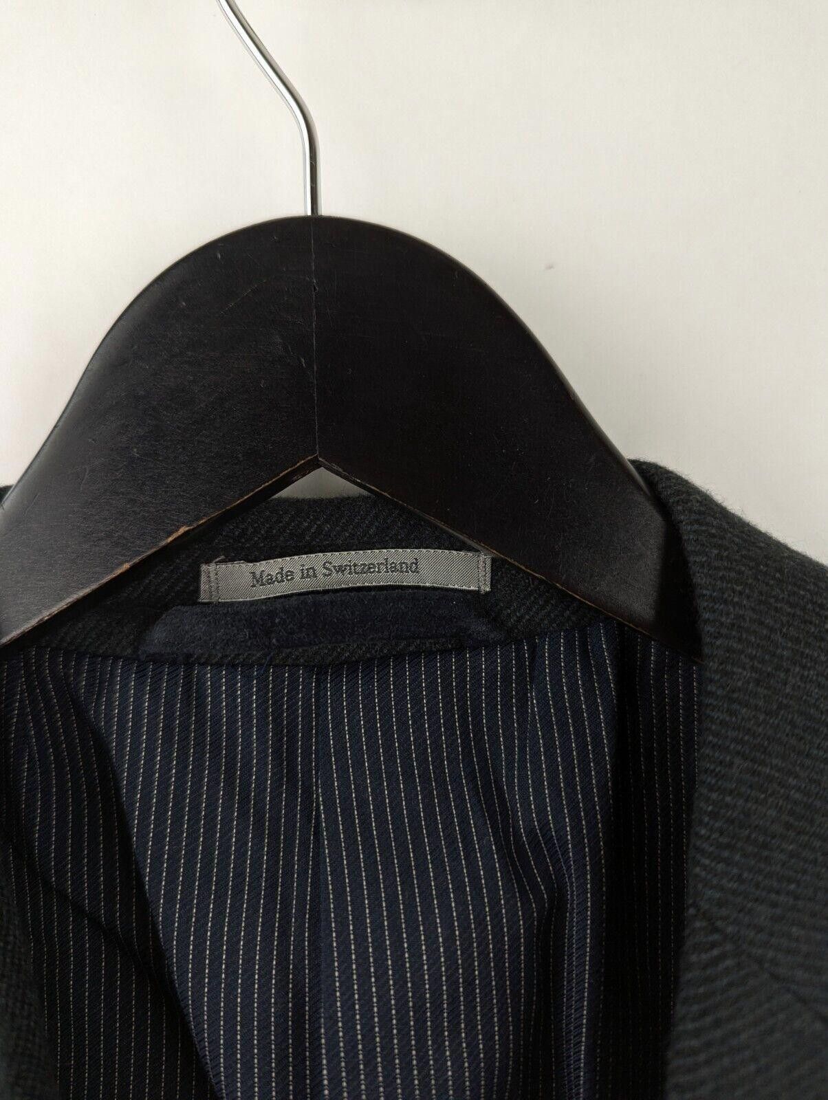 Ermenegildo Zegna ZEGNA OASI Sz US 48L Charcoal Grey 100% CASHMERE Blazer Size 48L - 5 Thumbnail