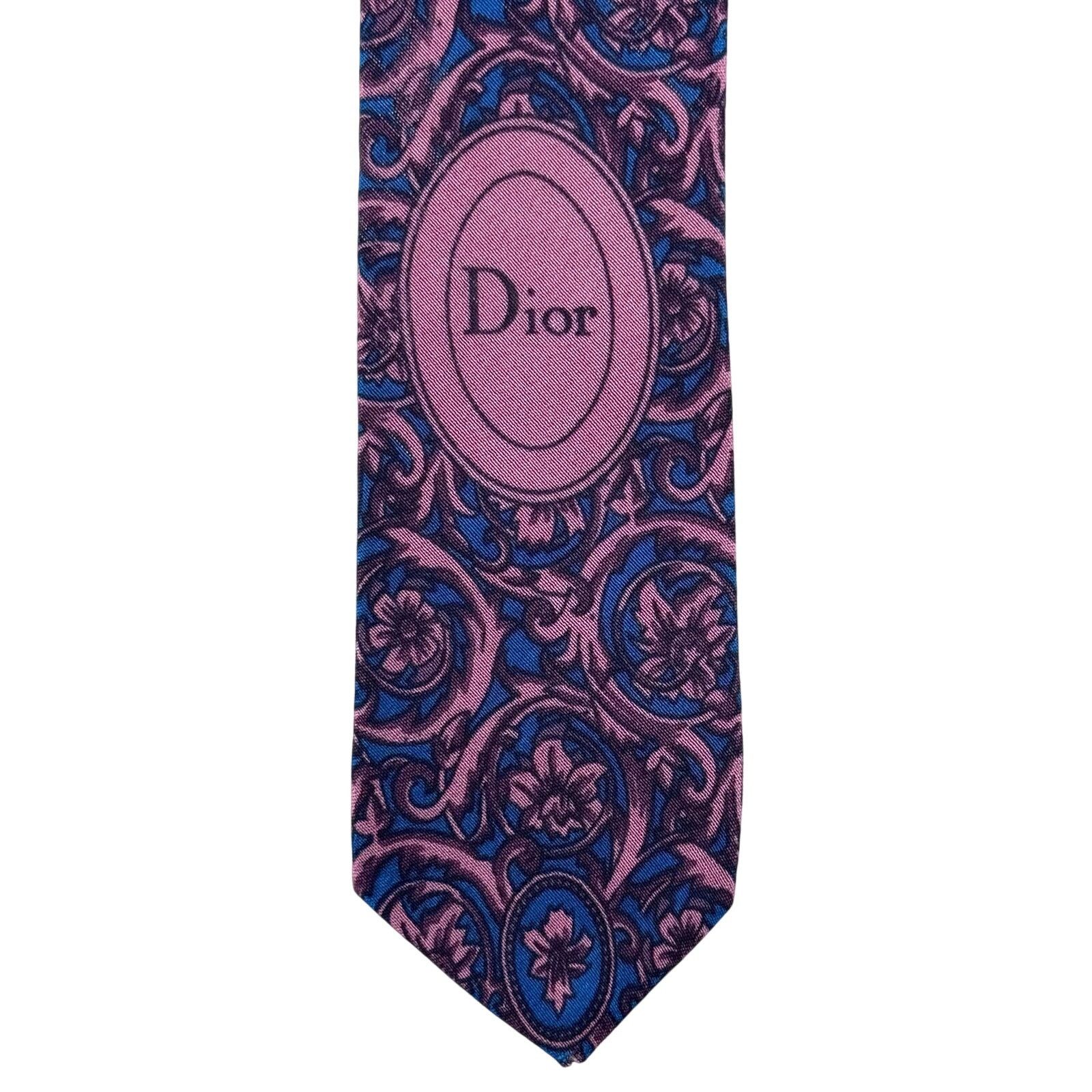 Christian Dior Monsieur Christian Dior Abstract Pattern Tie Size ONE SIZE - 6 Thumbnail