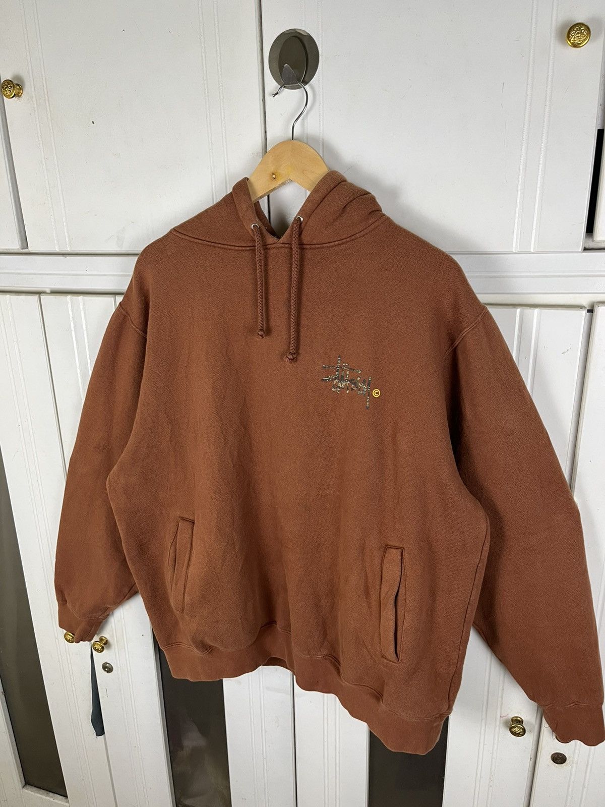 Stussy × Vintage Vintage Stussy Signature Hoodie Pullover Size US XL / EU 56 / 4 - 5 Thumbnail