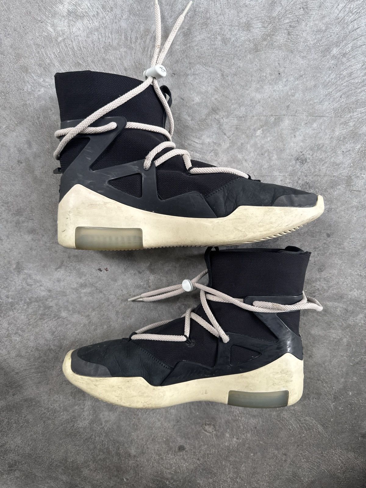 Fear of God × Nike Nike Air Fear of God 1 black fog Size US 8 / EU 41 - 4 Thumbnail