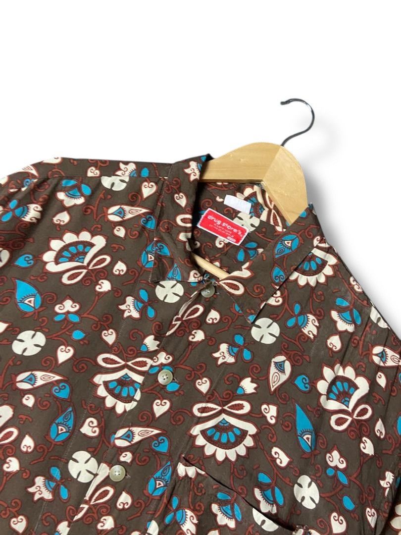 Japanese Brand Drugstore’s Printed Rayon Button Up Shirts (172) Size US S / EU 44-46 / 1 - 6 Thumbnail