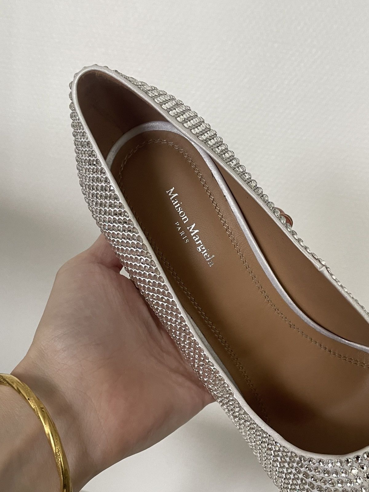 Maison Margiela Tabi silver heels Size US 9 / IT 39 - 10 Thumbnail