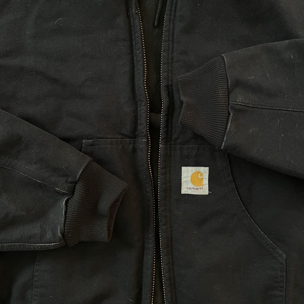 Carhartt × Vintage Vintage J04 BLK Active Hooded Jacket Size US XL / EU 56 / 4 - 3 Thumbnail