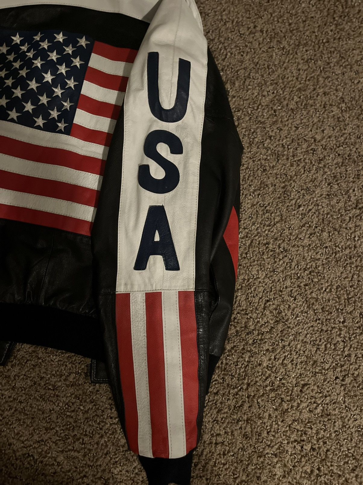 Michael Hoban Michael hoban vintage USA leather bomber jacket Size US L / EU 52-54 / 3 - 4 Thumbnail