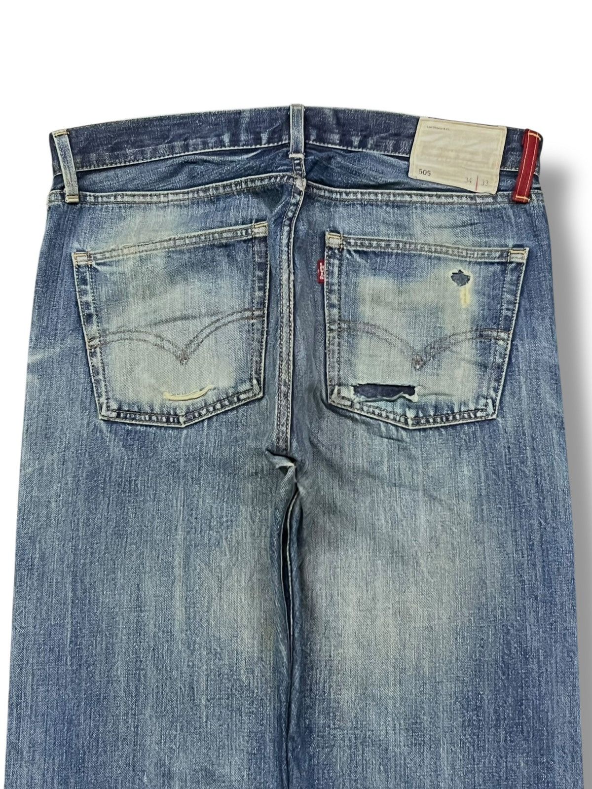 Levi's Vintage 02 Levi’s 505 Japan - Faded Wash, Distressed Denim Size US 34 / EU 50 - 5 Thumbnail