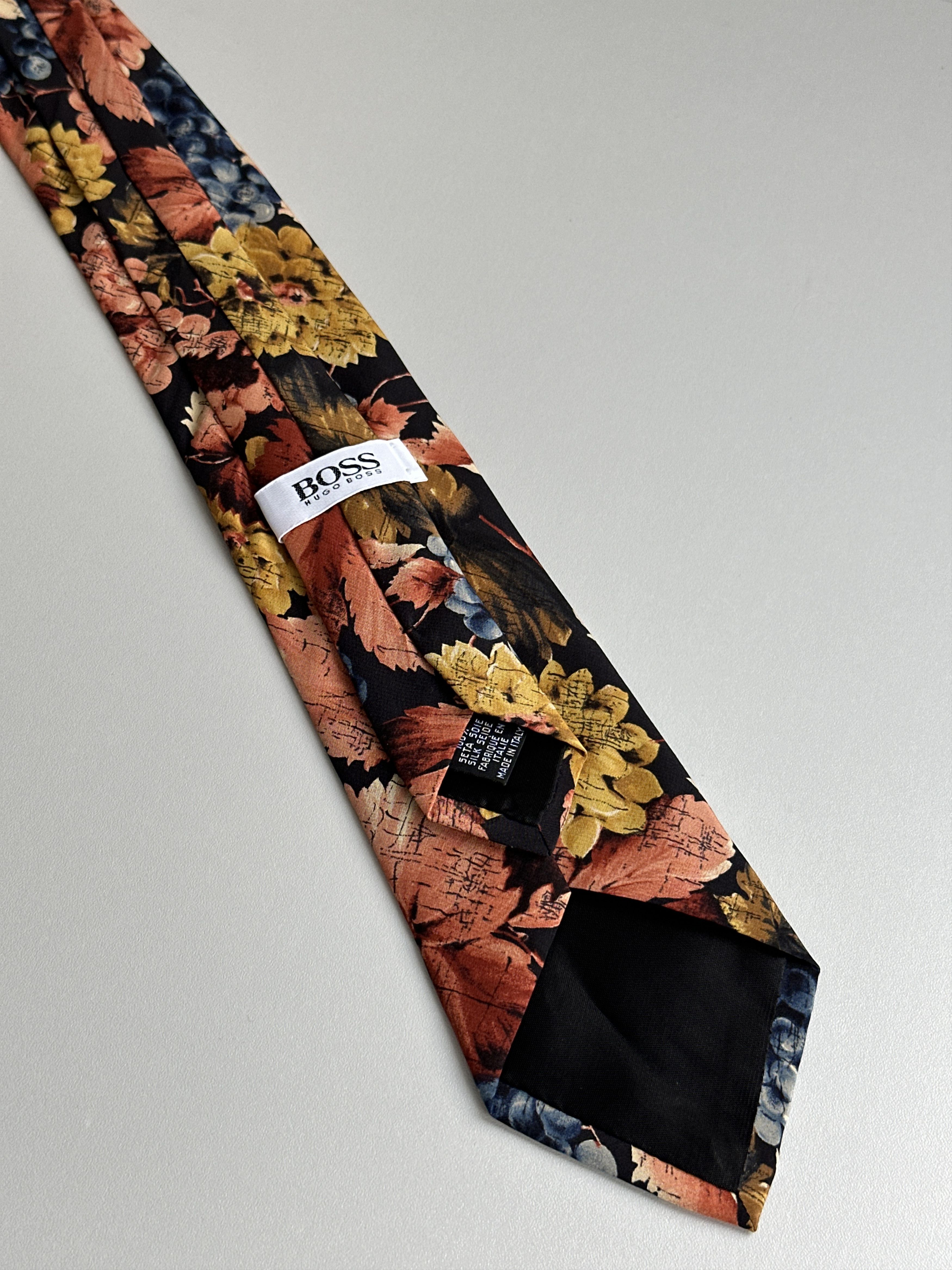 Hugo Boss × Vintage Vintage Hugo Boss Silk Tie Size ONE SIZE - 3 Thumbnail