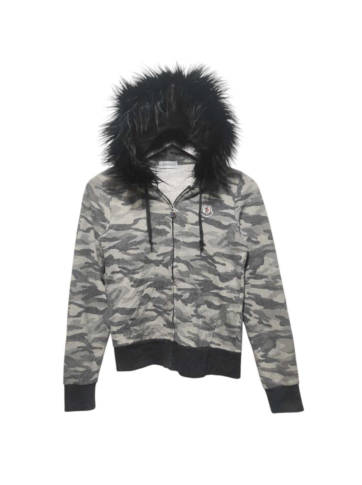 Hysteric Glamour Moncler Camo Fur Zipper Hoodie Size XXS / US 00 / IT 34 - 1 Thumbnail