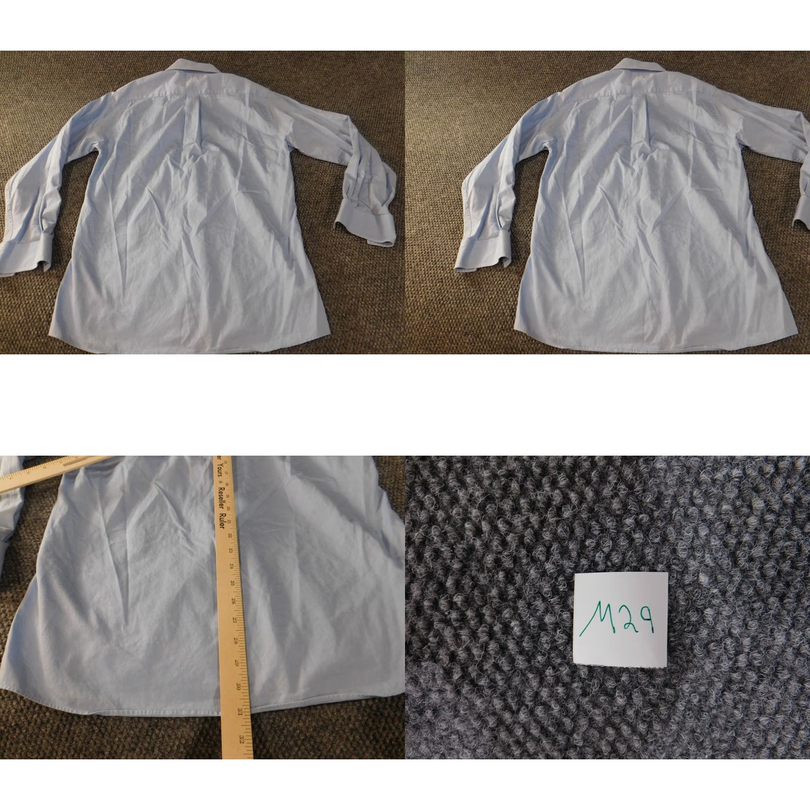 Michael Kors Michael Kors Mens Shirt 15 blue Cotton Dress Shirt Long Sleeve Button-Down Collar Regular Knit Non-Iron Office Modern Mens Regular Size 15 Blue Size US M / EU 48-50 / 2 - 8 Thumbnail