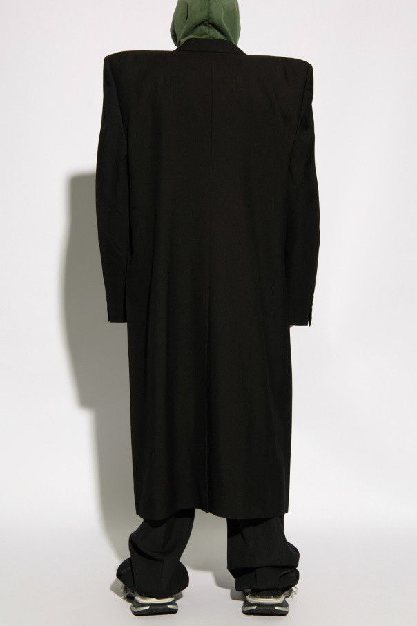 Balenciaga o1s1rm1225 Boxy SB Coat in Black Size US S / EU 44-46 / 1 - 4 Thumbnail