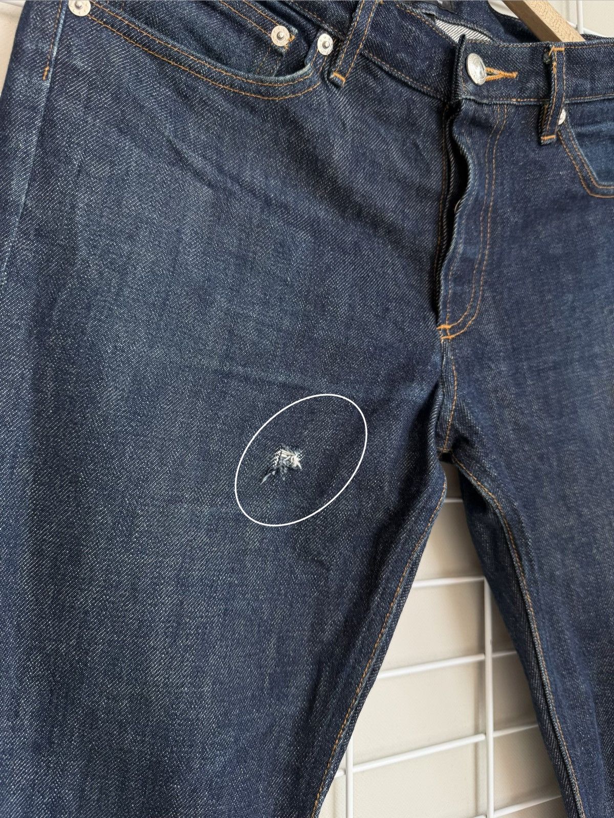 A.P.C. A.P.C. Raw Selvedge Denim Jeans Mens Size 31 Tapered Pants Size US 31 - 14 Thumbnail