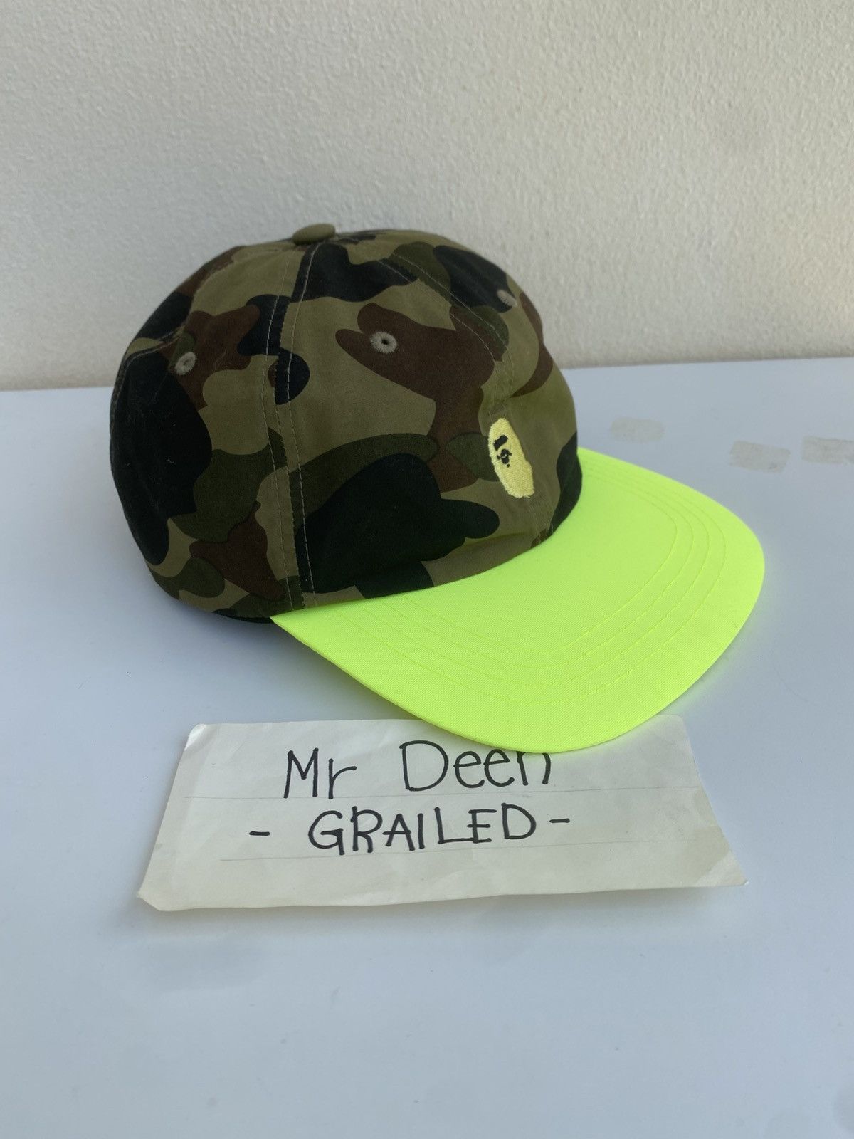 Bape Rare Bape 1st Camo Panel Green Cap/Hat Size ONE SIZE - 3 Thumbnail