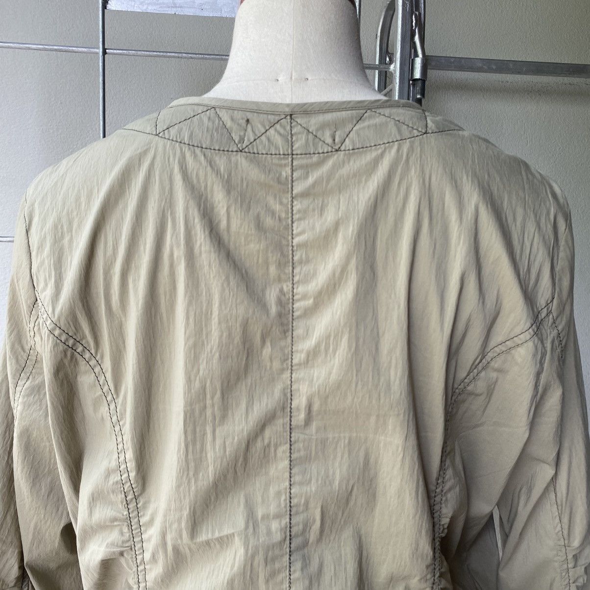 Kansai Yamamoto KANSAI BIS Beige Zip Jacket with Pocket Detail Size M / US 6-8 / IT 42-44 - 25 Thumbnail