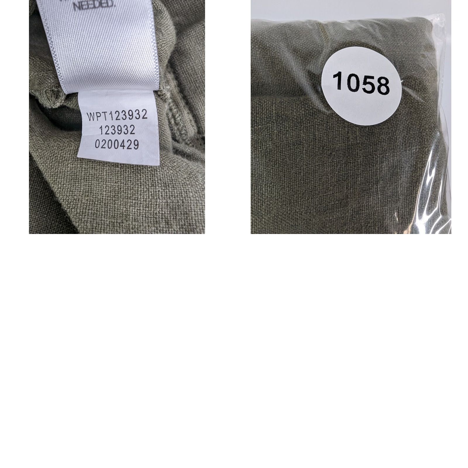 J. Jill VINTAGE J Jill Love Linen Pants Women's XL Olive Green Cropped Pull On Pockets Lagenlook - Mens, Womens Size 40" / US 18 - 9 Thumbnail