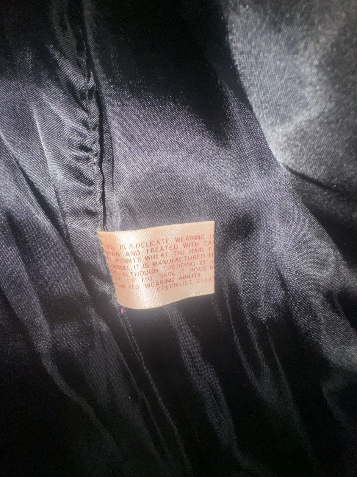 Other Genuine vintage Rabbit Fur women’s black coat size Medium Size M / US 6-8 / IT 42-44 - 5 Thumbnail