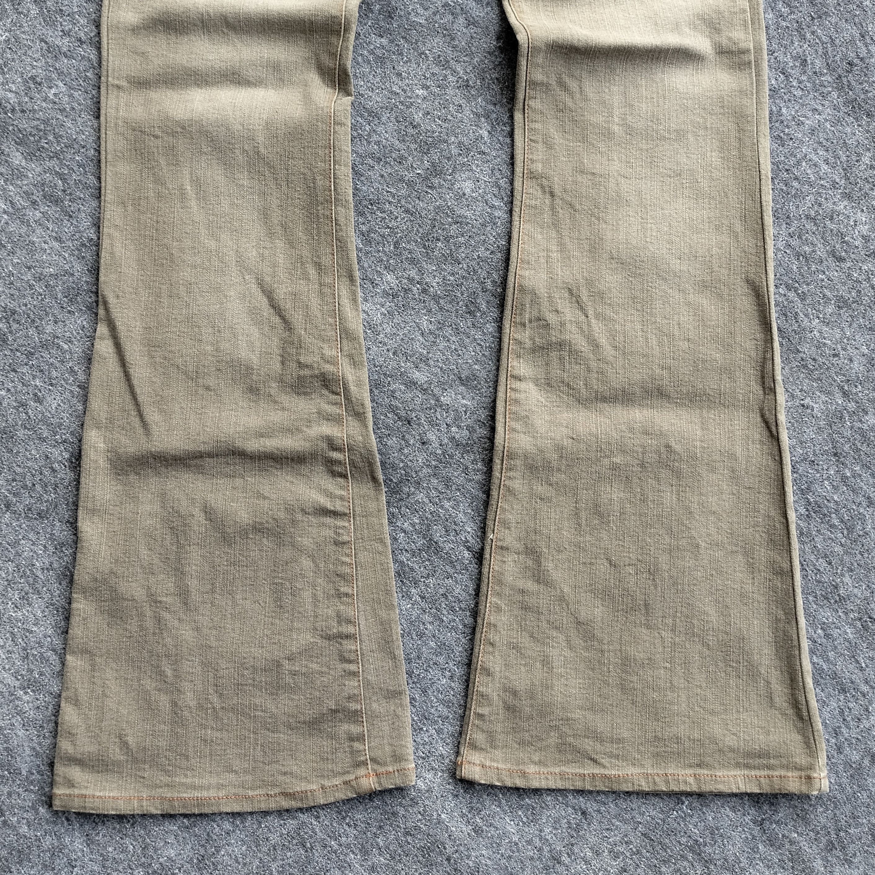 Hysteric Glamour 00s Mezzo Piano brocade rhinestone flarw jeans Size 27" / US 4 / IT 40 - 5 Thumbnail