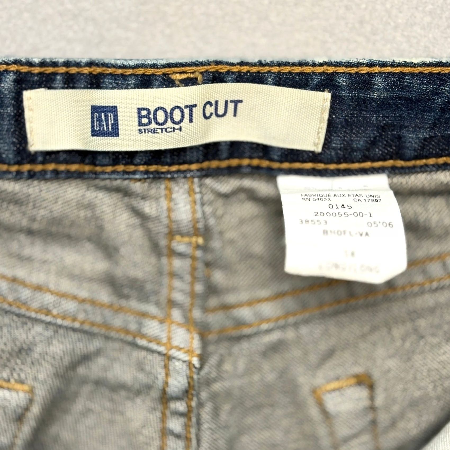 Gap VINTAGE Gap Bootcut Jeans Mid Rise Blue Medium Wash 14 Tall Long Denim Women Shoes? Size 36" / US 14 / IT 50 - 4 Thumbnail