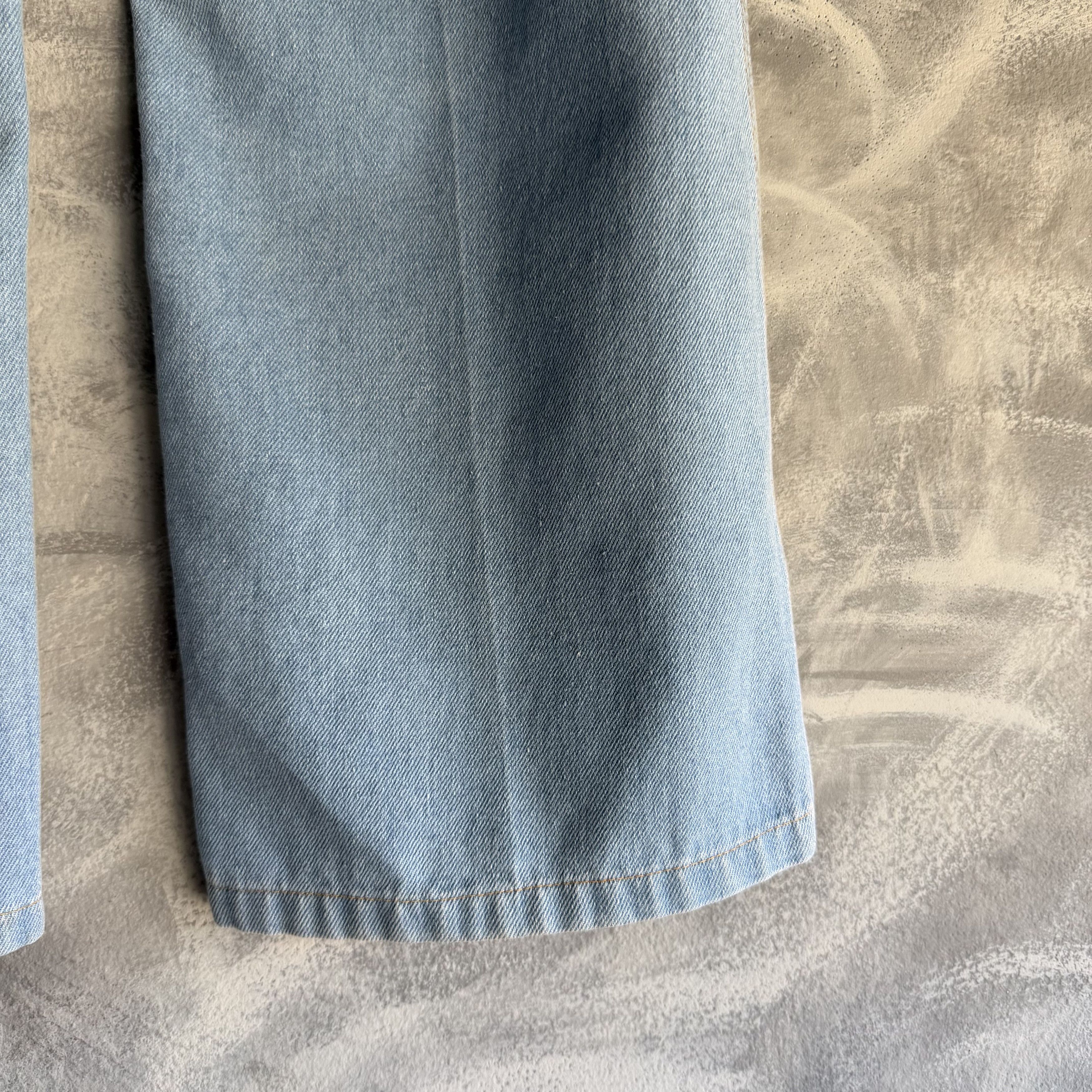 Levi's Vtg Levi’s Jeans Light Wash Orange Tab Flares 70s Bell Size US 34 / EU 50 - 4 Thumbnail