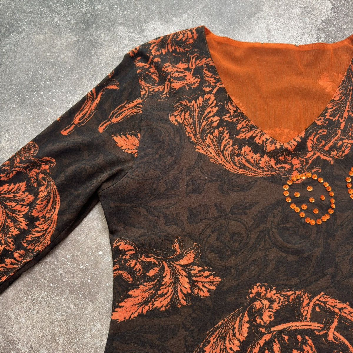 20471120 × Japanese Brand Mesh Details Avant Garde Blouse Inspired Jean Paul Gaultier Size M / US 6-8 / IT 42-44 - 3 Thumbnail