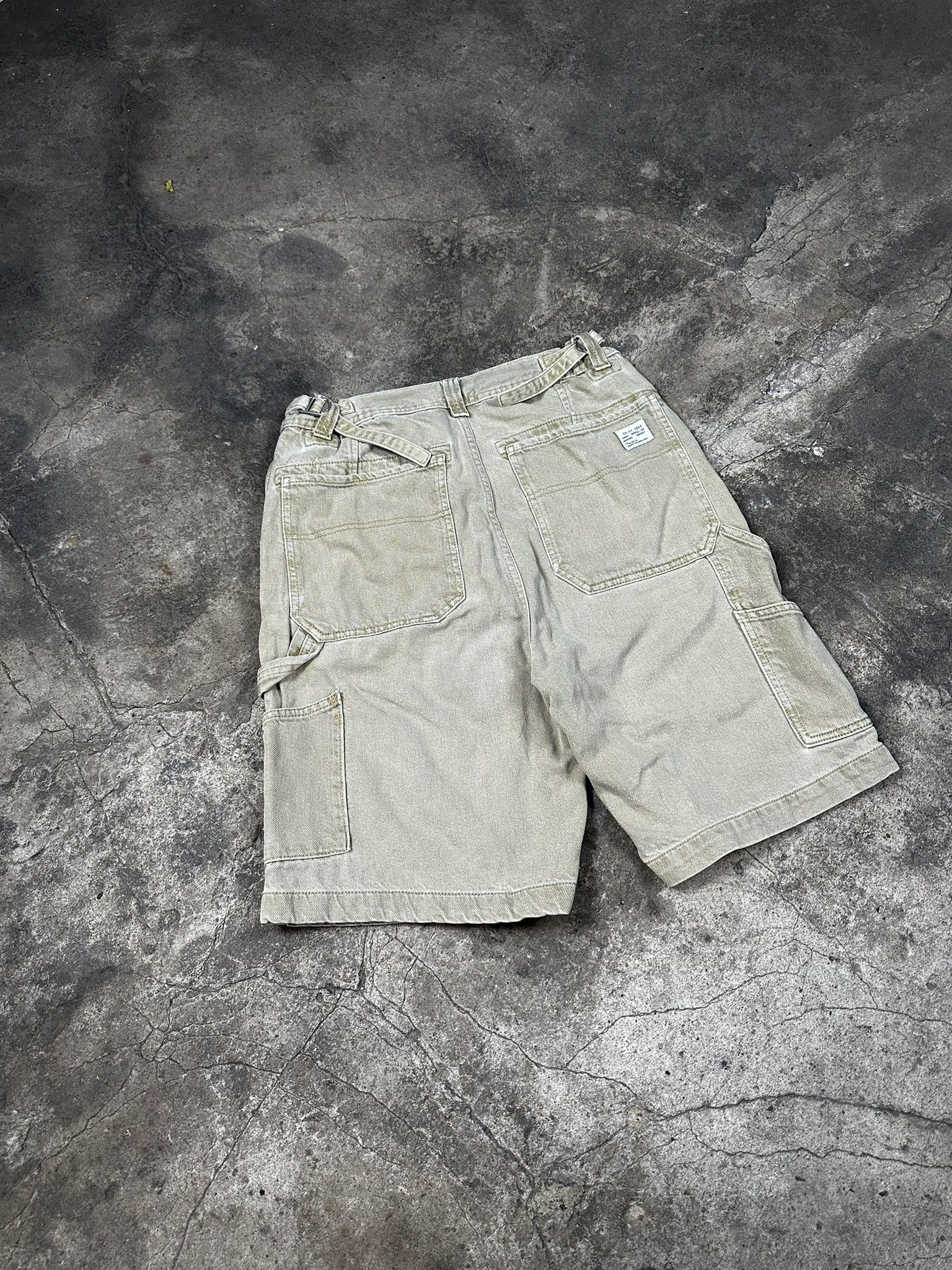YOKE Yoke Oversized Carpenter Jeans Shorts Jorts Workwear Size US 30 / EU 46 - 1 Thumbnail