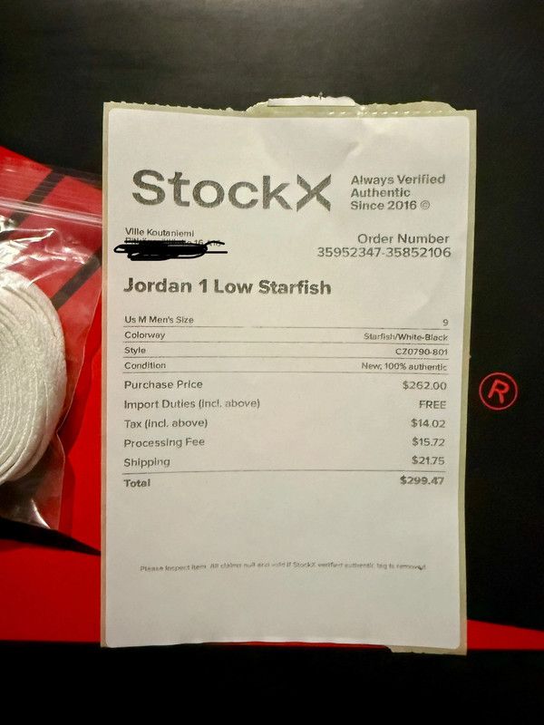 Nike Jordan 1 Low Starfish Size US 9 / EU 42 - 5 Thumbnail