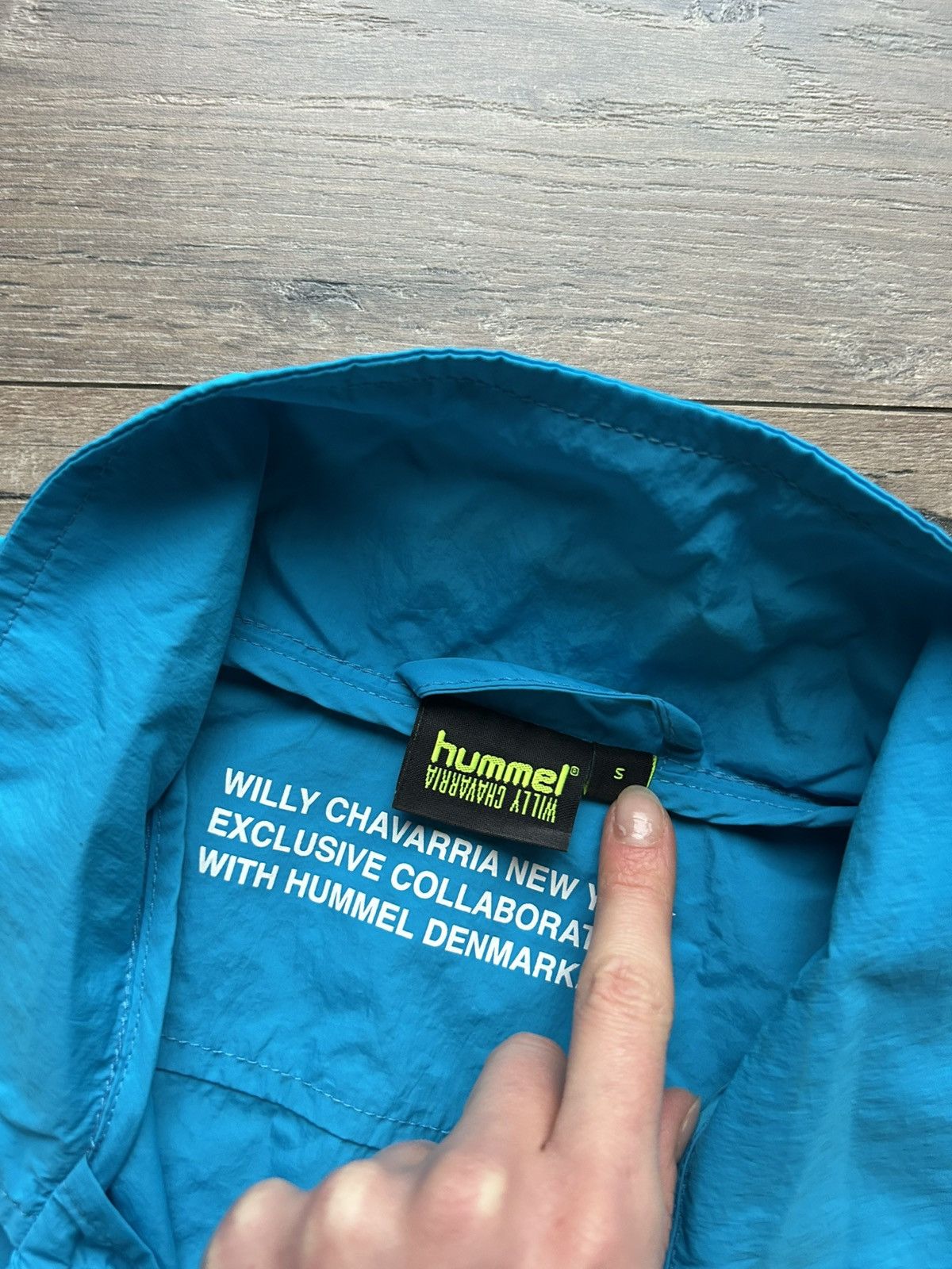 Hummel × Willy Chavarria Hummel x Willy Chavarria blue sporty shirt S-M Size US S / EU 44-46 / 1 - 3 Thumbnail