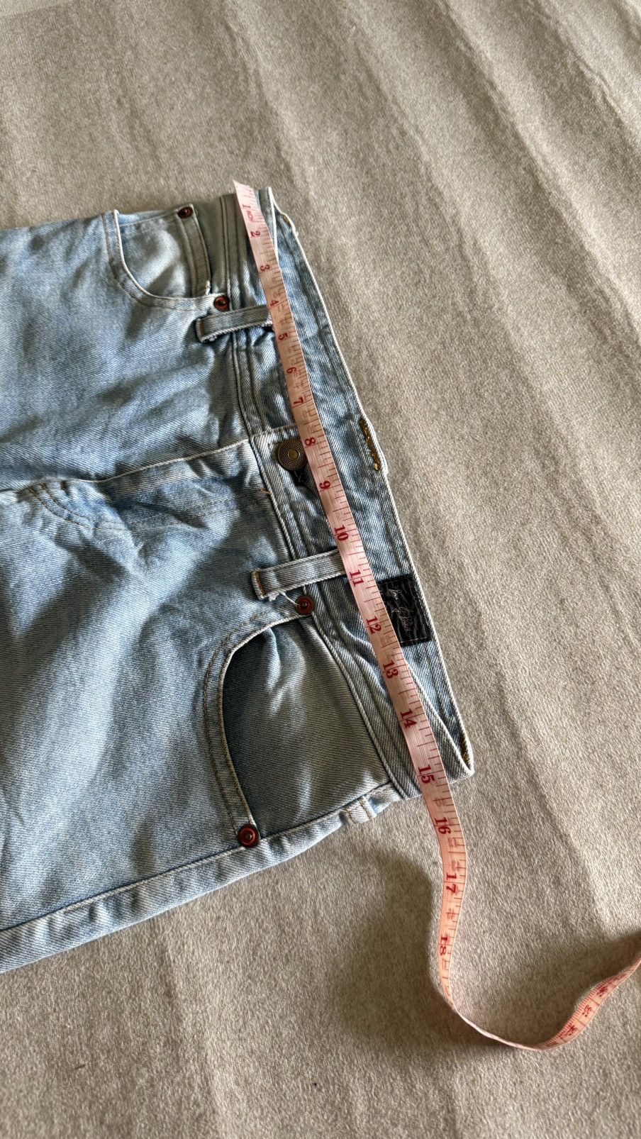 KEITAMARUYAMA Keita Maruyama Beauty Bar Denim Heart Embroidery Size 30" / US 8 / IT 44 - 14 Thumbnail
