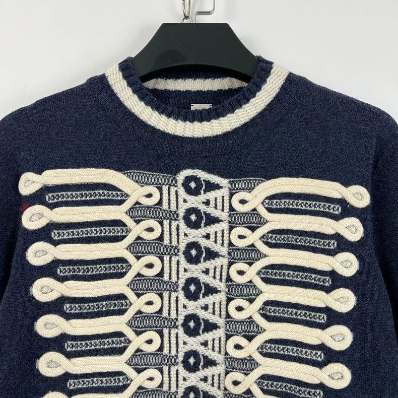 Hermes Hermes Woven Tie Detail Knit Sweater-2506 Size S / US 4 / IT 40 - 3 Thumbnail