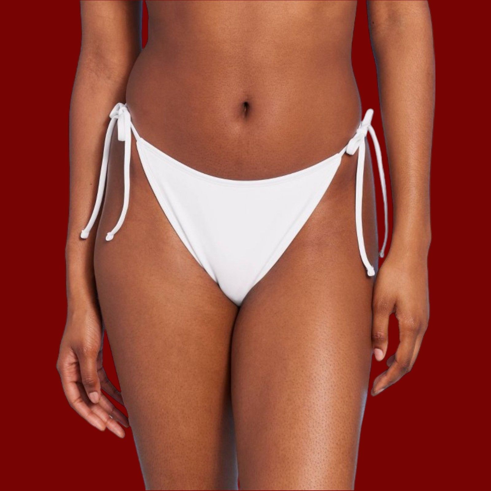 Other Wild Fable - Women's Side-Tie Cheeky High Leg Bikini Bottom Size ONE SIZE - 1 Thumbnail