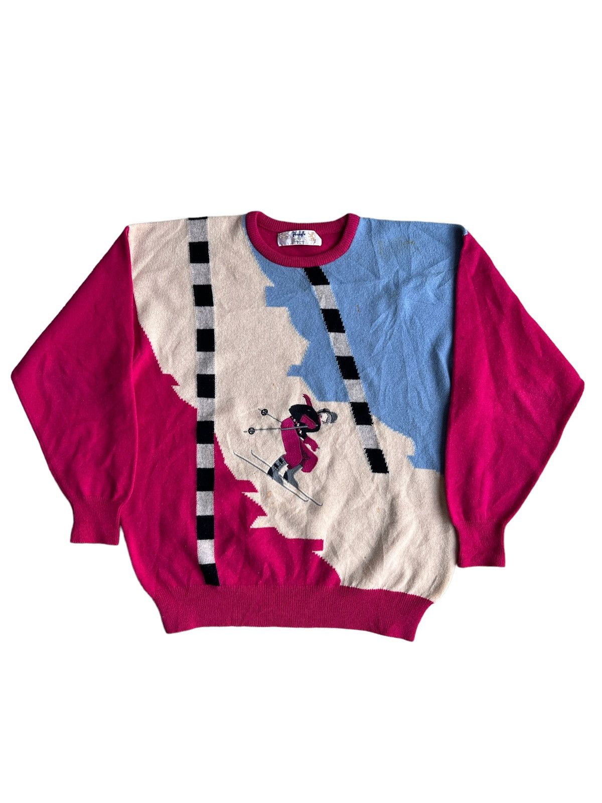 Golf le Fleur Vintage Pringle of Scotland Ski Adventure Wool Knitwear Size US L / EU 52-54 / 3 - 2 Thumbnail