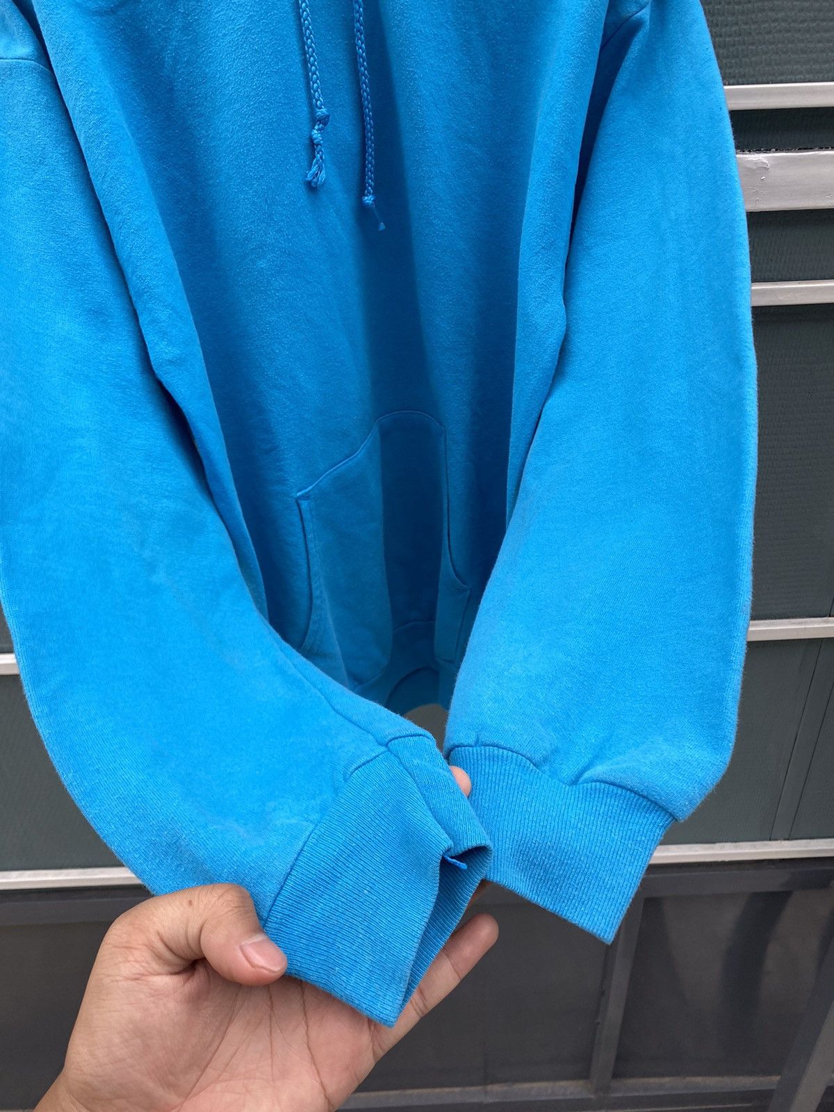 Vintage Vintage blank hoodie blue port & company Size US M / EU 48-50 / 2 - 3 Thumbnail