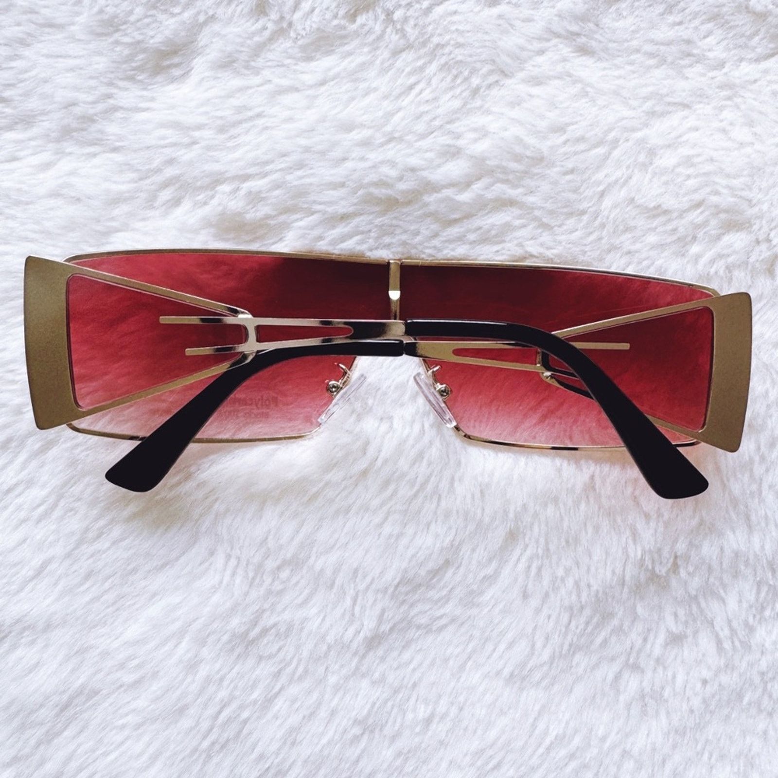 Other Sandy Clear Red Wrap-Around Sunglasses Size ONE SIZE - 11 Thumbnail