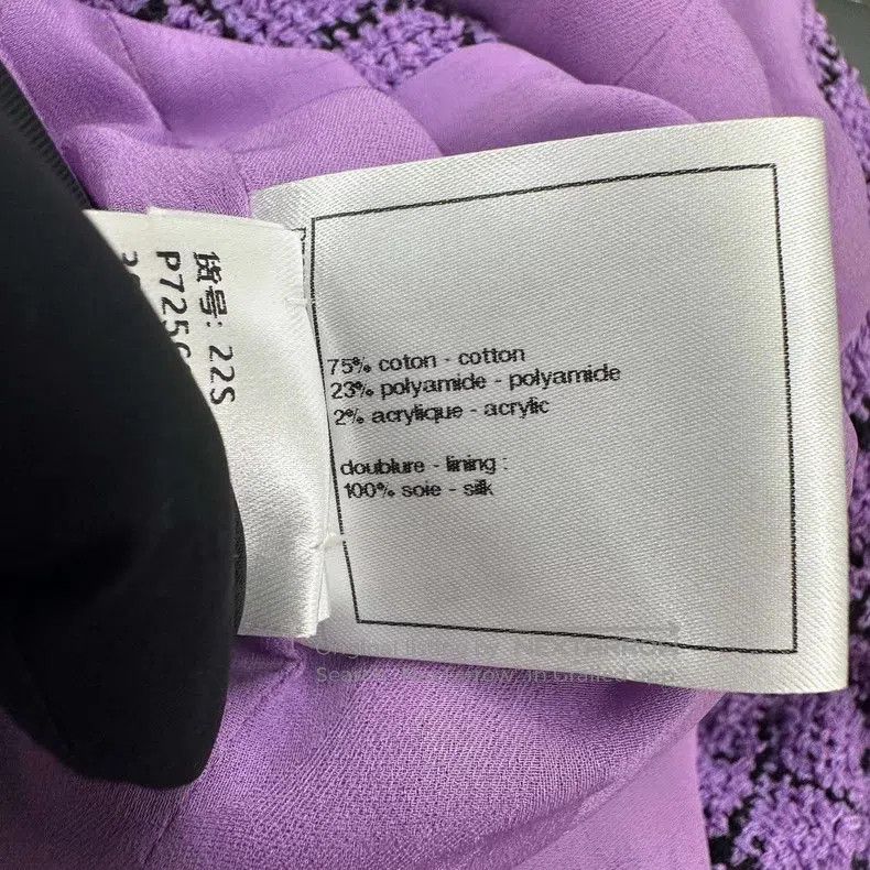 Chanel Chanel Purple tweed coat Size XS / US 0-2 / IT 36-38 - 6 Thumbnail