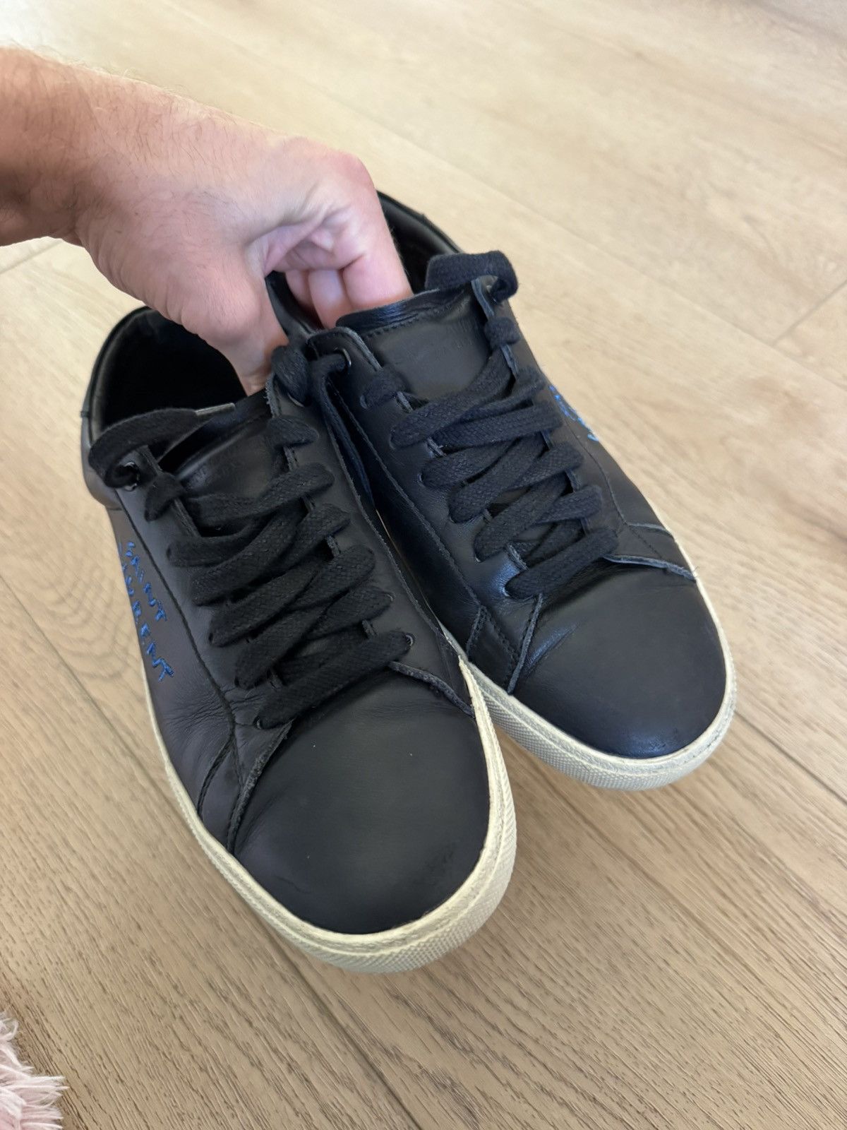 Saint Laurent Paris Court Sig Low Leather Size US 8 / EU 41 - 2 Thumbnail