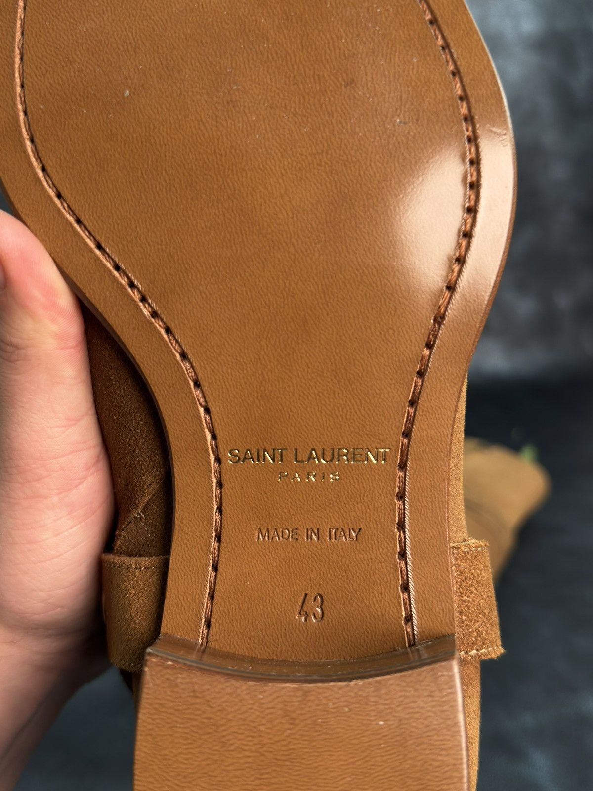 Yves Saint Laurent Yves Saint Laurent Wyatt Boot Suede Size US 9 / EU 42 - 10 Thumbnail