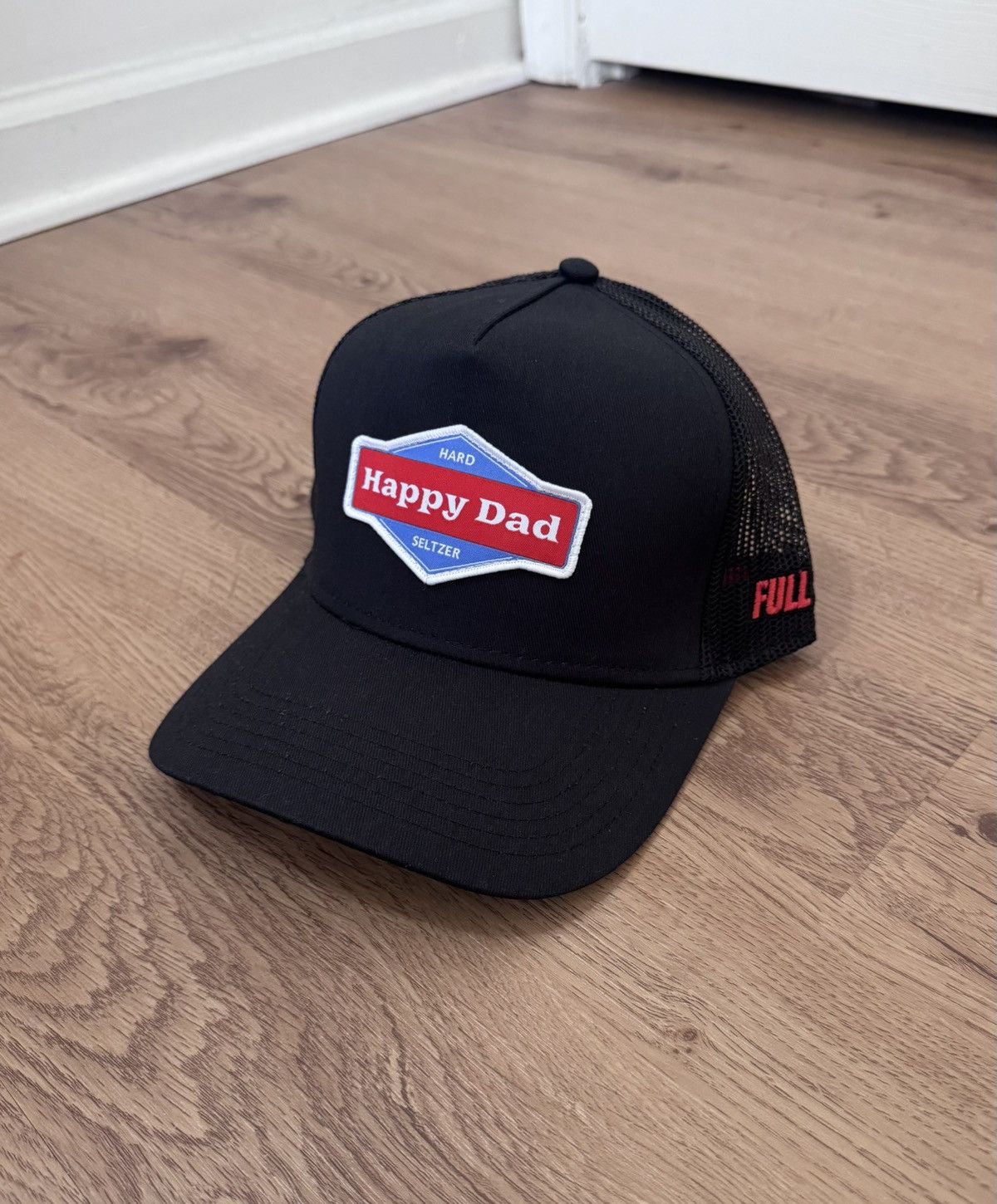Full Send Full Send Happy Dad Trucker Hat Black Size ONE SIZE - 2 Thumbnail