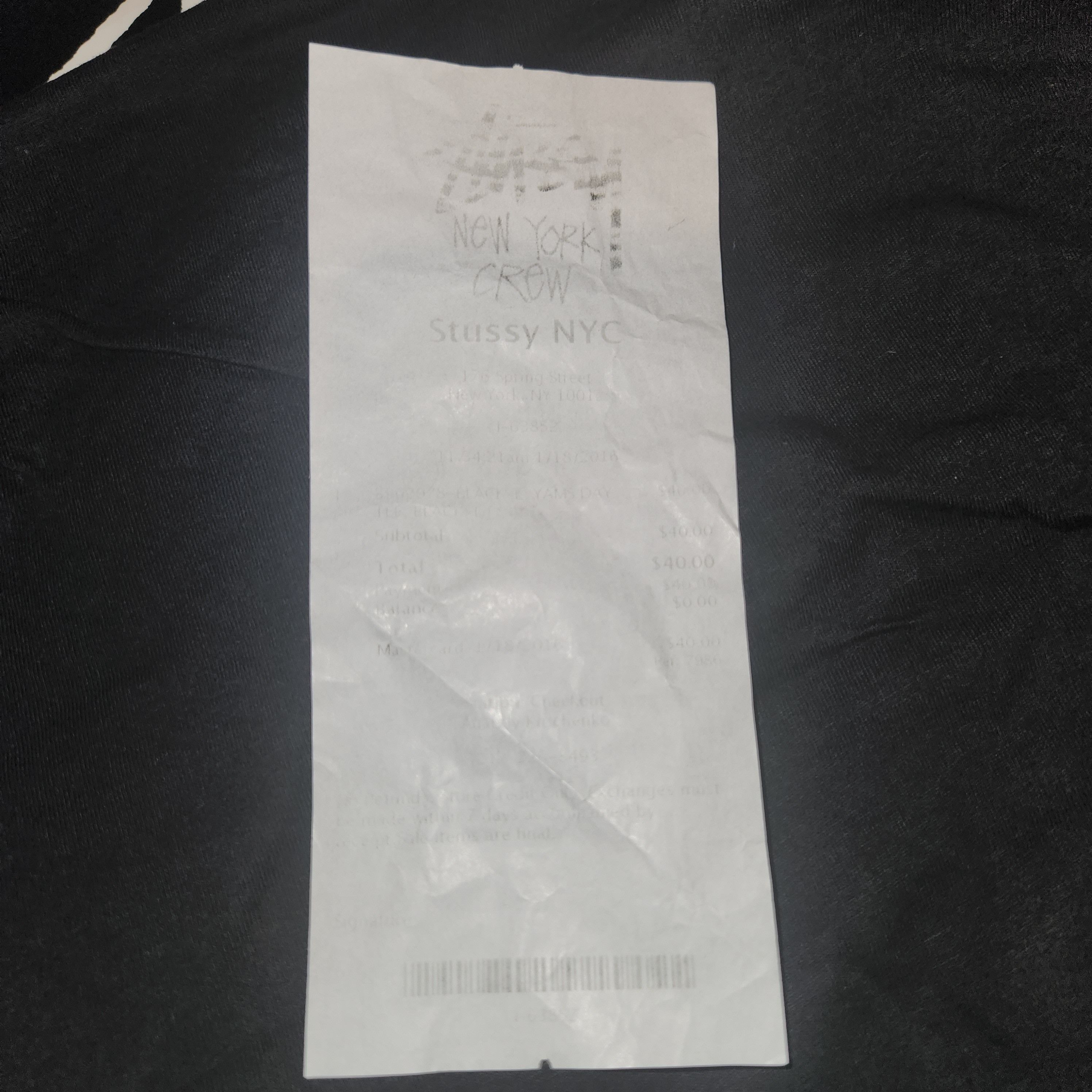A$AP Rocky × Stussy BNWT 2016 Stussy x Midnight Studios x A$AP Gang Yams Day tee Size US L / EU 52-54 / 3 - 8 Thumbnail