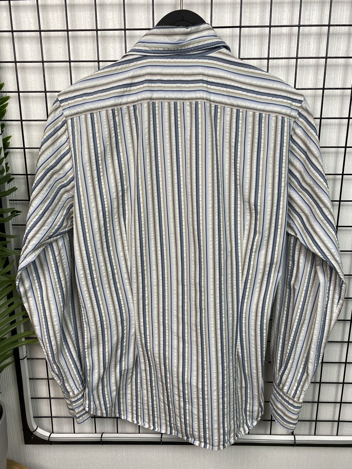 Etro Etro Multicolored Men Striped Long Sleeve Shirt size 39 Size US M / EU 48-50 / 2 - 14 Thumbnail