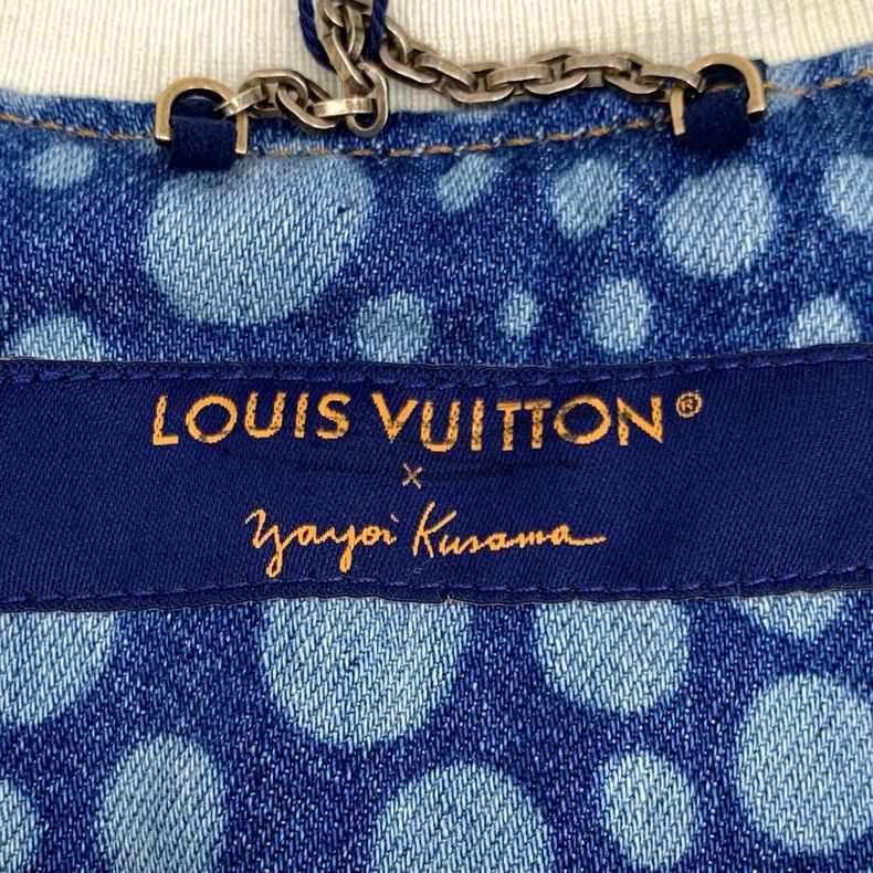Louis Vuitton Louis Vuitton 23 blue logo monogrammed polka-dot cotton sh Size US M / EU 48-50 / 2 - 6 Thumbnail
