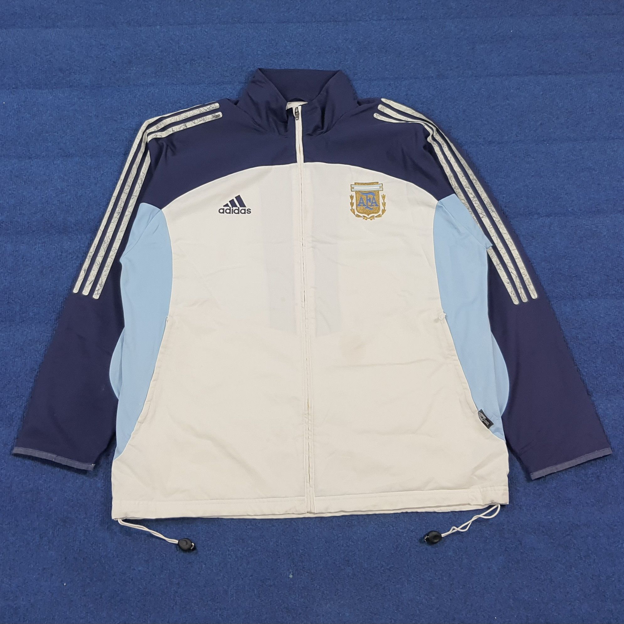 Adidas Vintage 2002 Argentina AFA Adidas Training Jacket C306N3 Size US XL / EU 56 / 4 - 1 Thumbnail