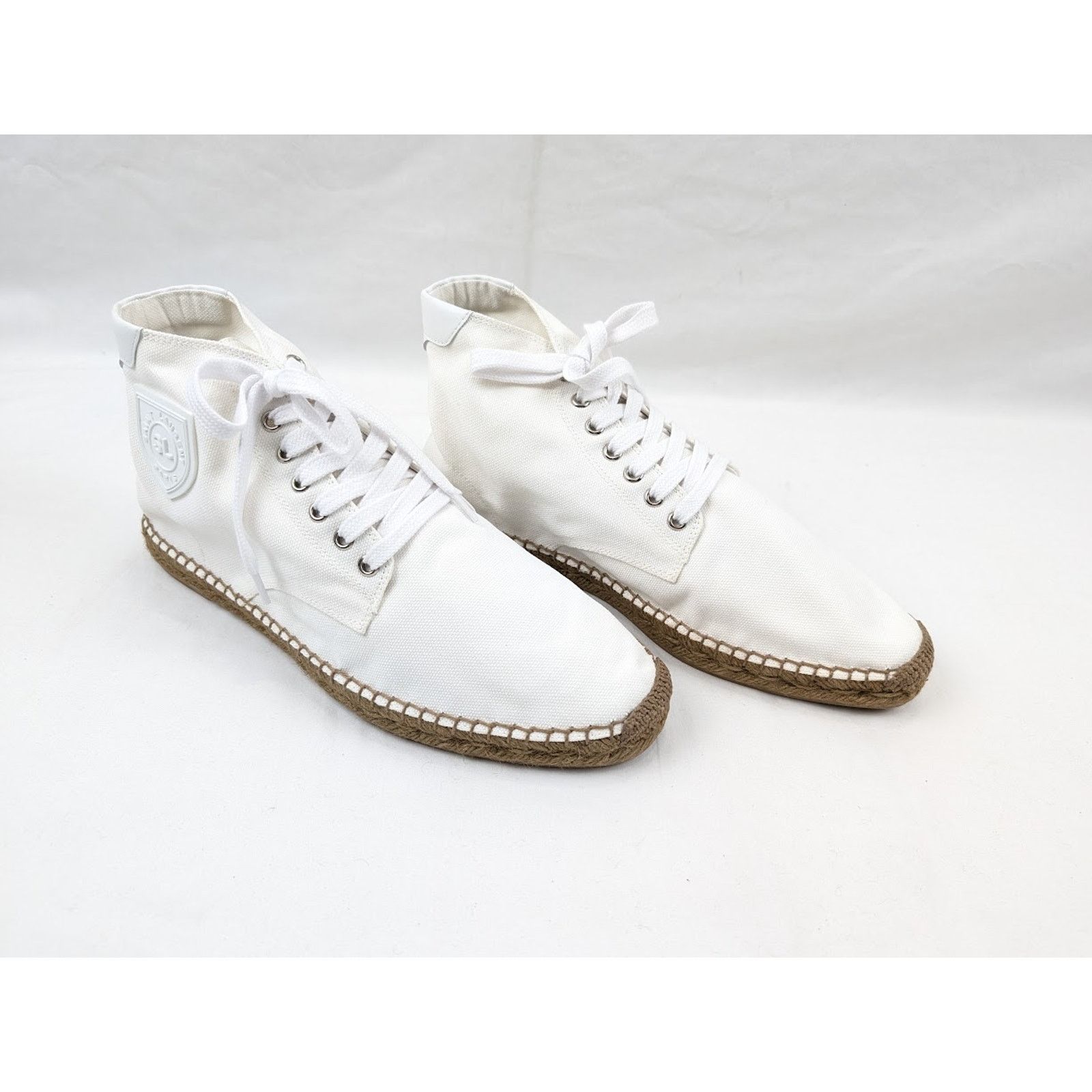 Saint Laurent Paris o1rshd1 Damon High-Top Sneakers in Off-White/Blanc Opti Size US 12 / EU 45 - 14 Thumbnail