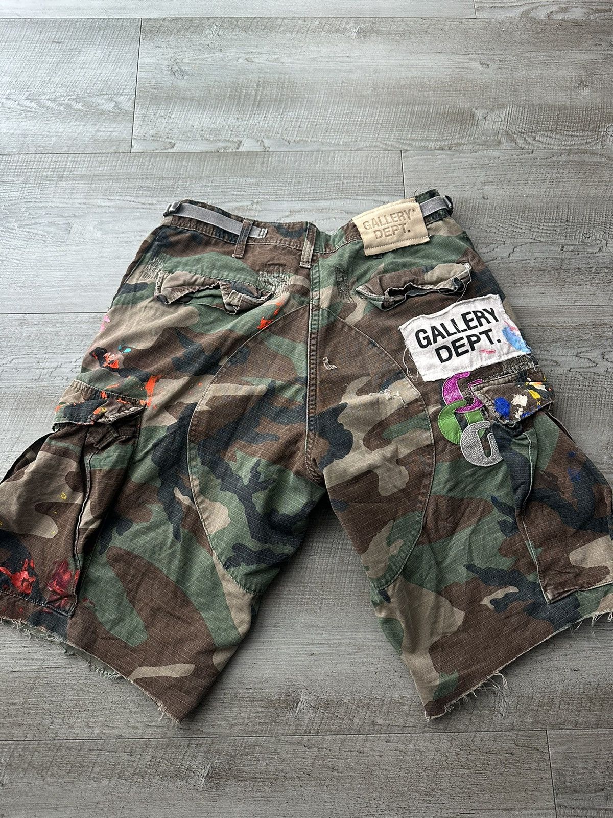 Gallery Dept. Gallery Dept Cargo Shorts Camo Size US 30 / EU 46 - 3 Thumbnail