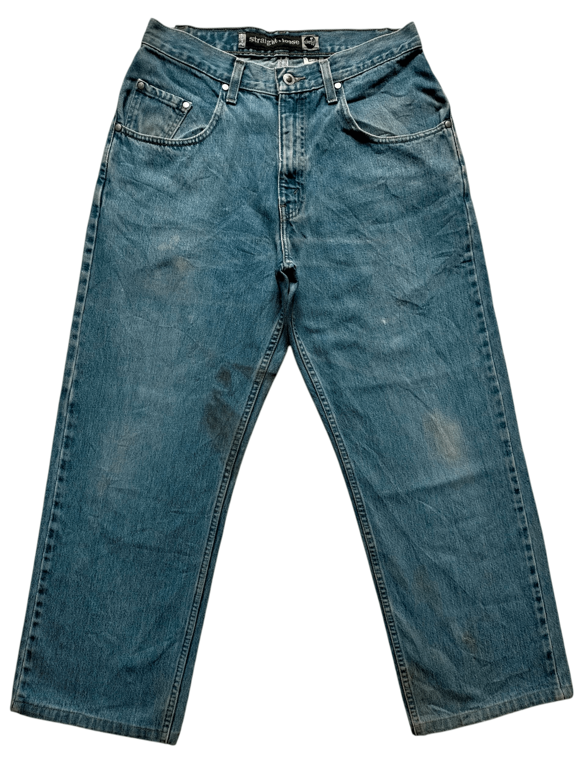 Levi's Vintage 90s Levis Silvertab Loose Straight Jeans Size US 31 - 1 Thumbnail