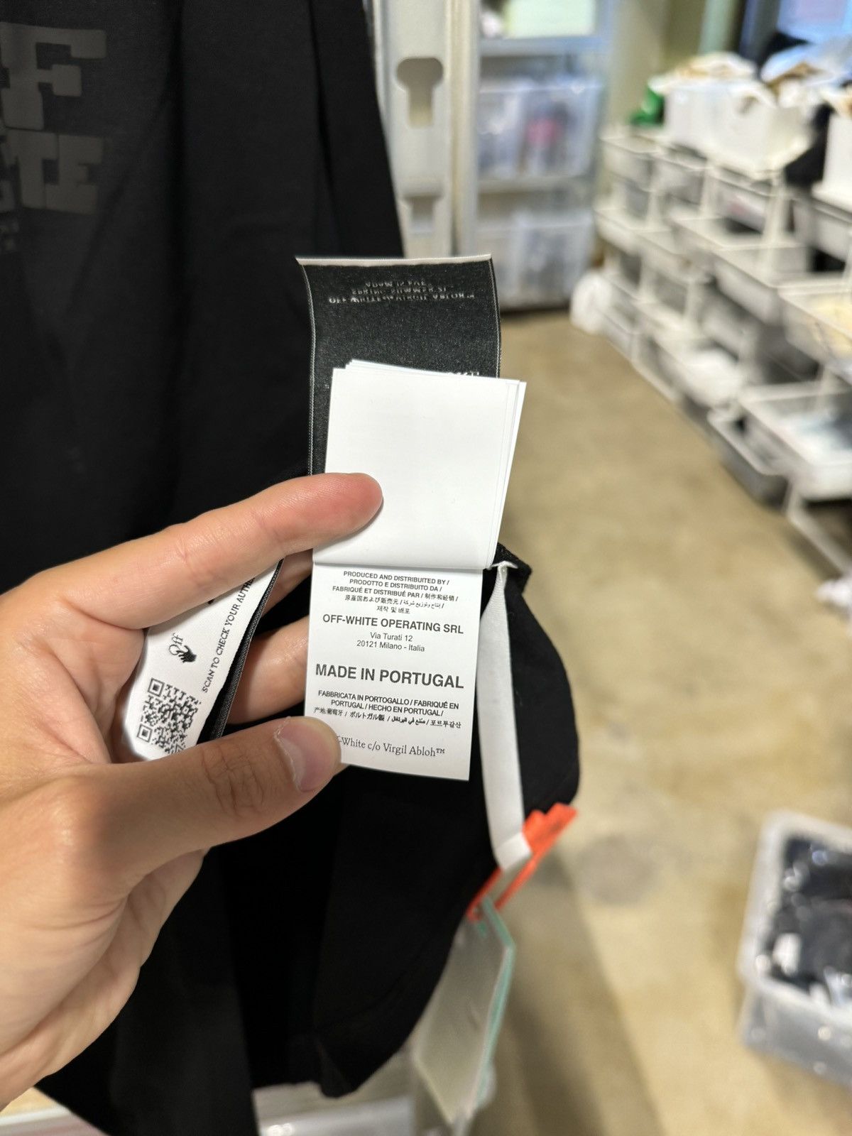 Off-White Off-White Tech Arrow Long Sleeve T-Shirt 500$ Size US S / EU 44-46 / 1 - 4 Thumbnail
