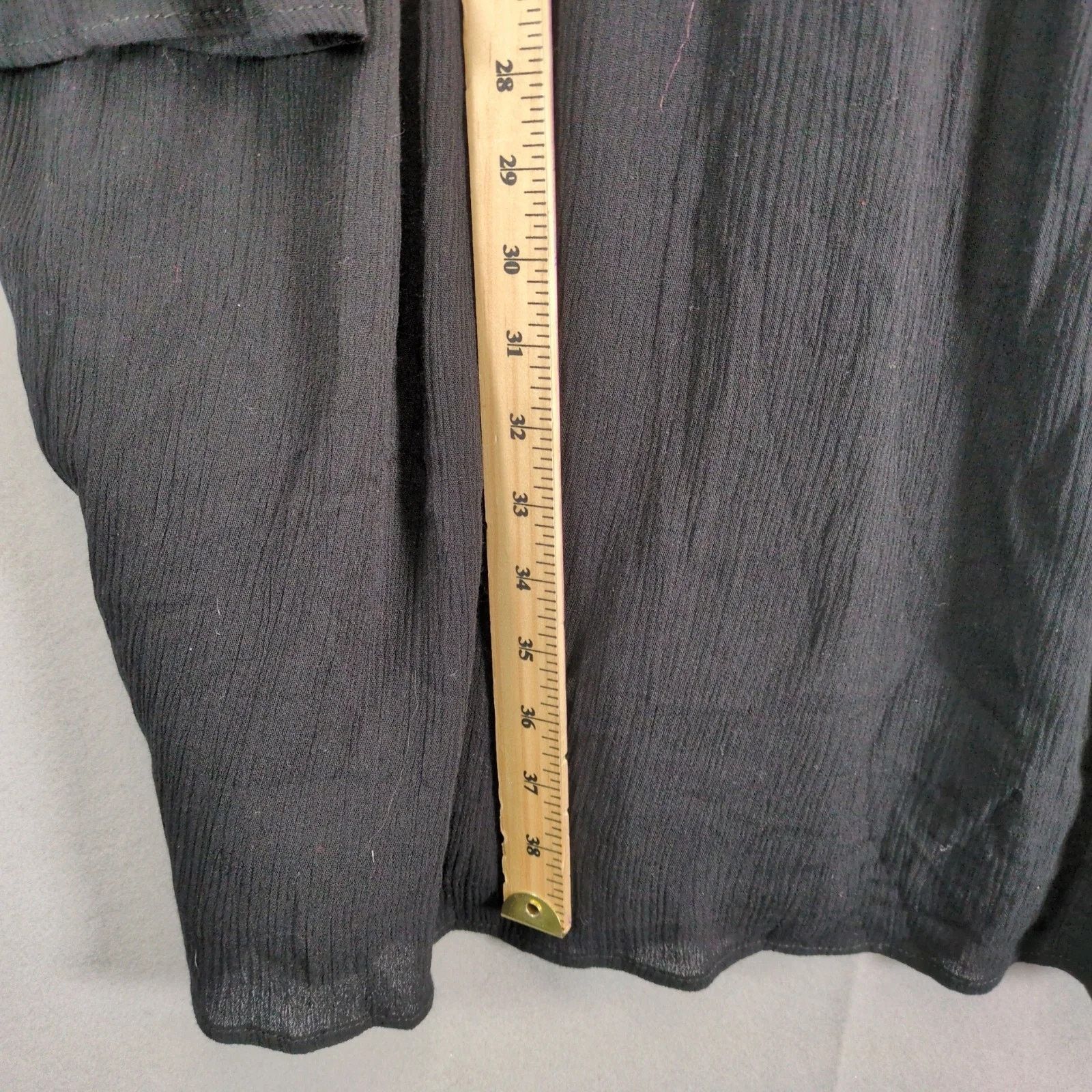 Other Savanna Jane Black Embroidered Dress Plus Size 1X Flared Slv Size XL / US 12-14 / IT 48-50 - 7 Thumbnail