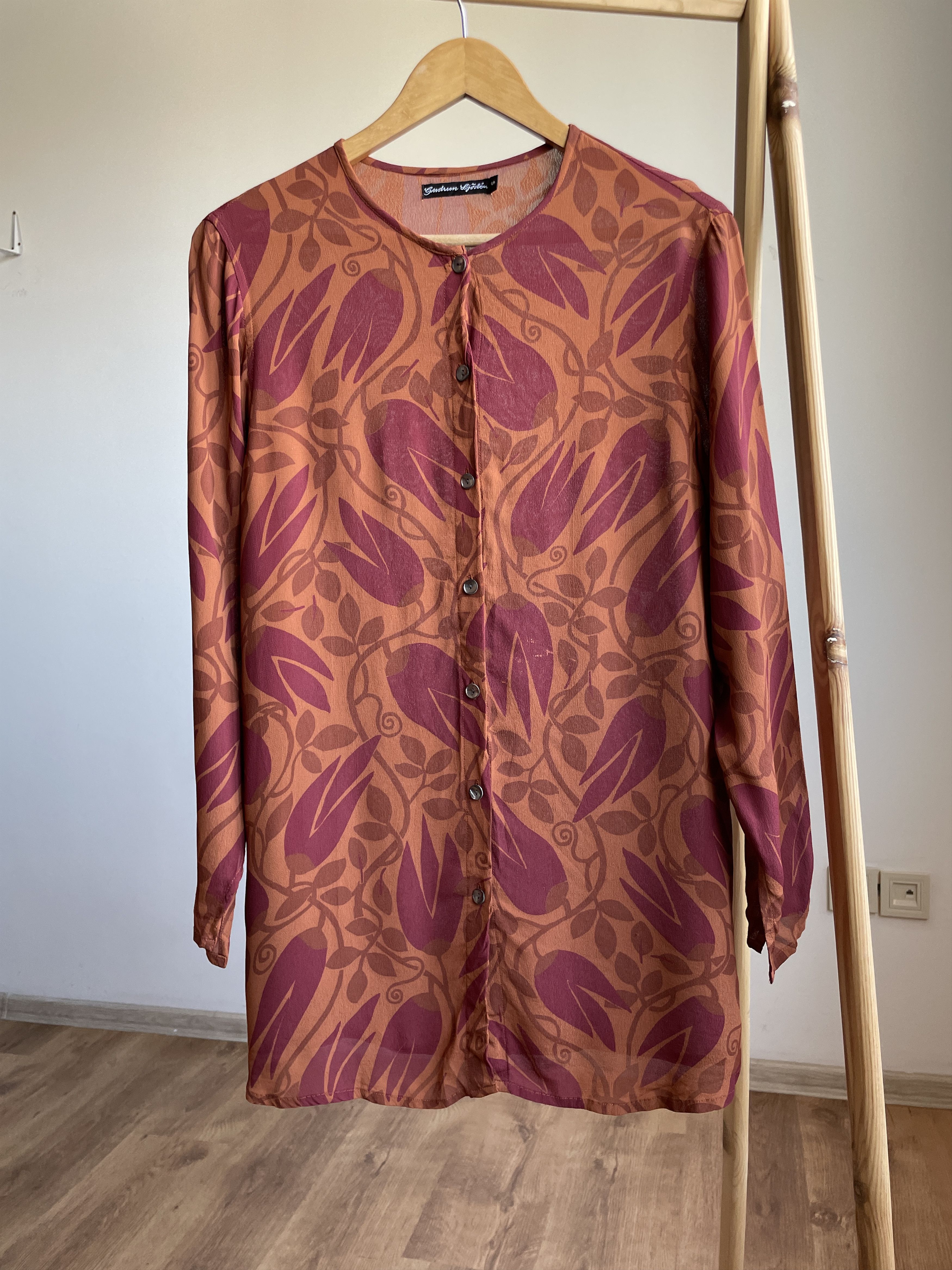 Gudrun Sjoden Gudrun Sjoden Floral Viscose Blouse Size S Size S / US 4 / IT 40 - 1 Thumbnail